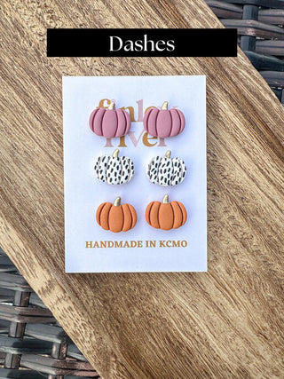 DB Pumpkin Trio Earrings