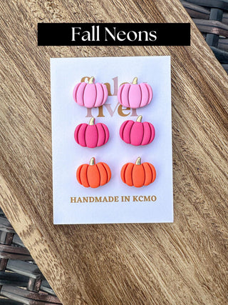 DB Pumpkin Trio Earrings