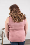Michelle Mae Addison Henley Tank - Rose - Ella Lane Our is the softest base layering piece you’ll ever feel!