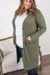 Michelle Mae Colbie Cardigan - Olive
