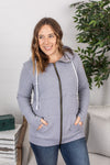 Michelle Mae Classic FullZip - Grey - Ella Lane This fullzip sweatshirt is made with your favorite, triple-stretch