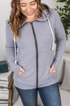 Michelle Mae Classic FullZip - Grey - Ella Lane This fullzip sweatshirt is made with your favorite, triple-stretch
