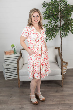 Michelle Mae Tinley Dress - Ivory Floral