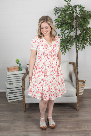 Michelle Mae Tinley Dress - Ivory Floral