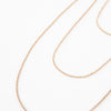 Miranda Necklace - Ella Lane Delicate crystal encrusted chain set in gold 70.