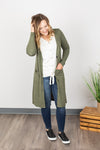 Michelle Mae Colbie Cardigan - Olive