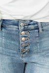 JB Stella High Waist Vintage Wash Crop Jeans- FNIAL SALE