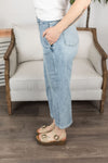 JB Stella High Waist Vintage Wash Crop Jeans- FNIAL SALE