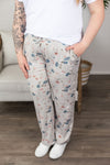 Michelle Mae Cloud Lounge Pants - Grey Floral