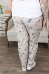 Michelle Mae Cloud Lounge Pants - Grey Floral