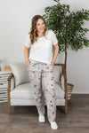 Michelle Mae Cloud Lounge Pants - Grey Floral