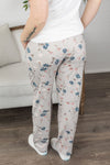 Michelle Mae Cloud Lounge Pants - Grey Floral