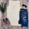 Michelle Mae Addison Henley Tank - Cream Micro Floral - Ella Lane Our is the softest base layering piece you’ll ever