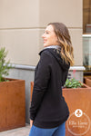 Michelle Mae Classic Halfzip Hoodie - Black