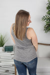 Michelle Mae Tiffany Tank - Grey - Ella Lane Meet Tiffany! She’ll quickly become one of your favorite and go-to tanks
