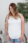 Michelle Mae Tiffany Tank - White - Ella Lane Meet Tiffany! She’ll quickly become one of your favorite and go-to tanks