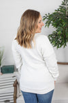 Michelle Mae Brittney Button Sweater - White - Ella Lane is your new bestie! These sweaters are soft as a cloud, have