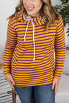 Michelle Mae Ashley Hoodie - Purple and Gold Stripes
