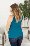Michelle Mae Addison Henley Tank - Teal - Ella Lane Our is the softest base layering piece you’ll ever feel!