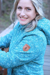 Wanakome Danna Hoodie - Lake - Ella Lane A new style by Wanakome! is a classic pullover sweatshirt with front kangaroo