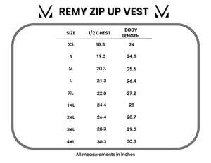 Michelle Mae Remy Zip Up Vest - Heathered Pink