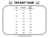 Michelle Mae Tiffany Tank - White