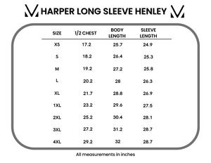 Michelle Mae Harper Long Sleeve Henley - Teal