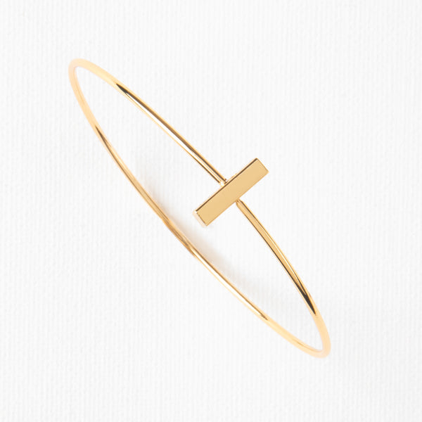 Adelaide Skye Bracelet - Ella Lane Set of 3 child’s delicate gold bangles with stones. 7.