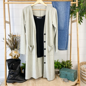 Michelle Mae Colbie Cardigan - Heathered Oatmeal - Ella Lane This cardigan is going to become your new go-to item pair