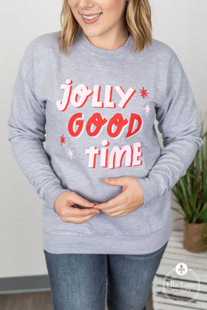 Jolly Good Time Pullover- FINAL SALE