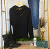 Michelle Mae Classic ZipCowl Sweatshirt - Black - Ella Lane Meet our version 2.0 of ZipCowl! Now in best-selling TRIPLE