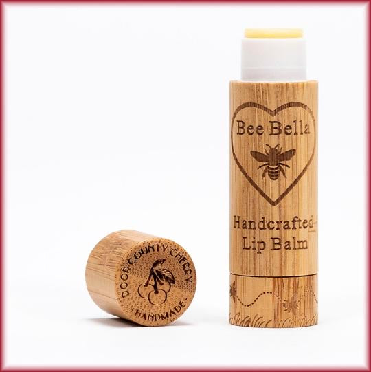Beeswax Lip Balm - Cherry - Ella Lane Bee Bella’s Fair Trade Certified handcrafted organic lip balm offers you