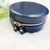 Michelle Mae Molly Circle Jewelry Box - Ella Lane A circle jewelry case that has a soft faux leather exterior. Great for